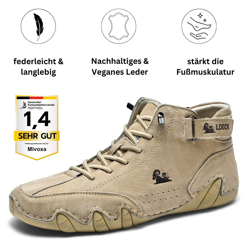 Ludwig Deck® orthopädische Premium Barfuß-Lederschuhe