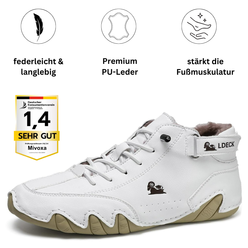 Ludwig Deck® orthopädische Winter Barfuß-Lederschuhe