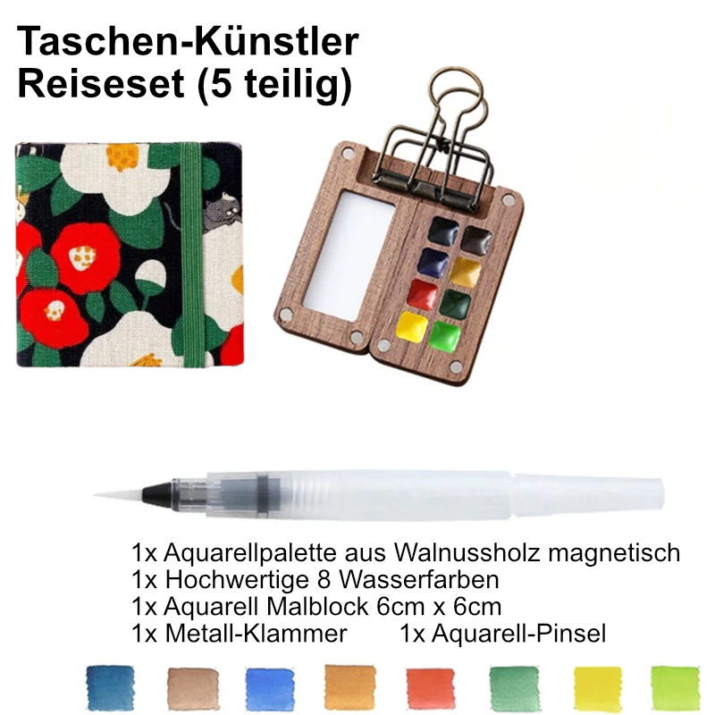 Mivoxa® Taschen-Künstler Reiseset