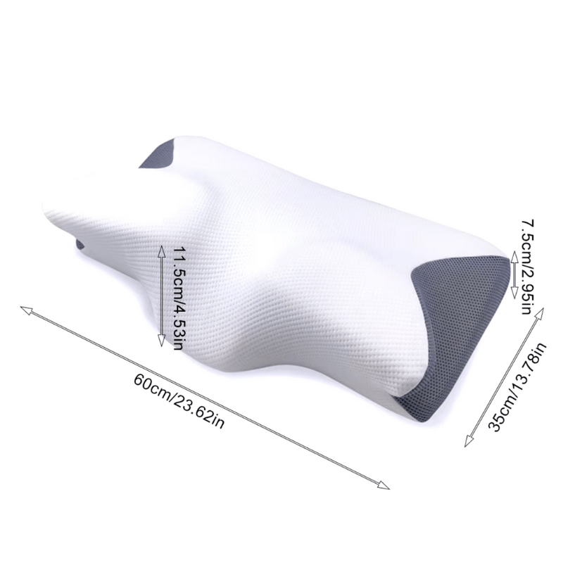 Mivoxa® orthopädisches Memory-Schaum-Kissen