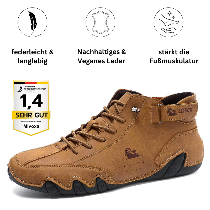 Ludwig Deck® orthopädische Premium Barfuß-Lederschuhe