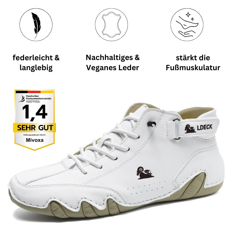 Ludwig Deck® orthopädische Premium Barfuß-Lederschuhe
