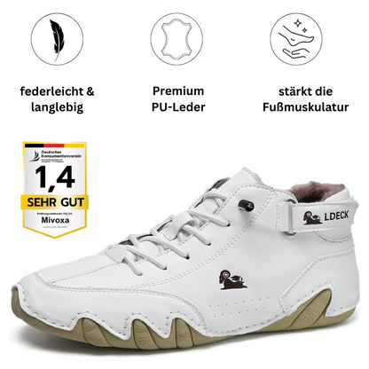 Ludwig Deck® orthopädische Winter Barfuß-Lederschuhe