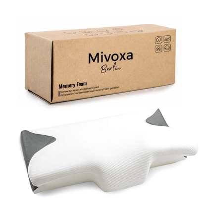 Mivoxa® orthopädisches Memory-Schaum-Kissen