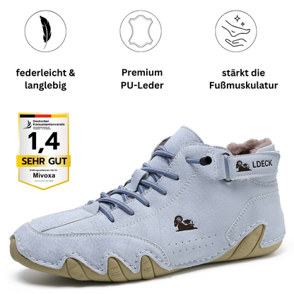 Ludwig Deck® orthopädische Winter Barfuß-Lederschuhe