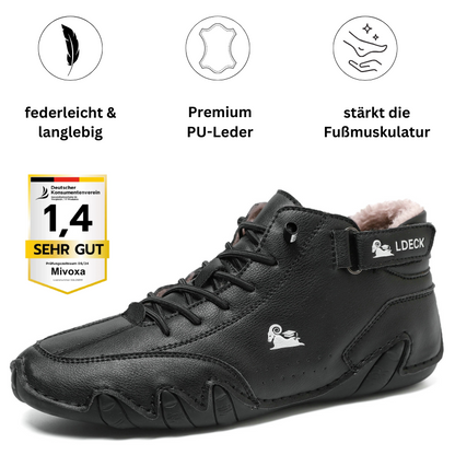 Ludwig Deck® orthopädische Winter Barfuß-Lederschuhe