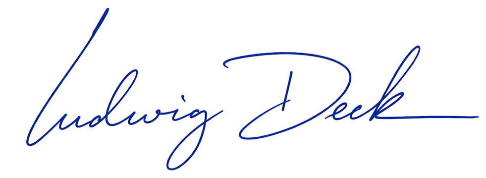 Unterschrift Prof. Dr. Ludwig Deck